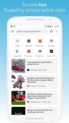 Emulate Android APK Kiwi Browser