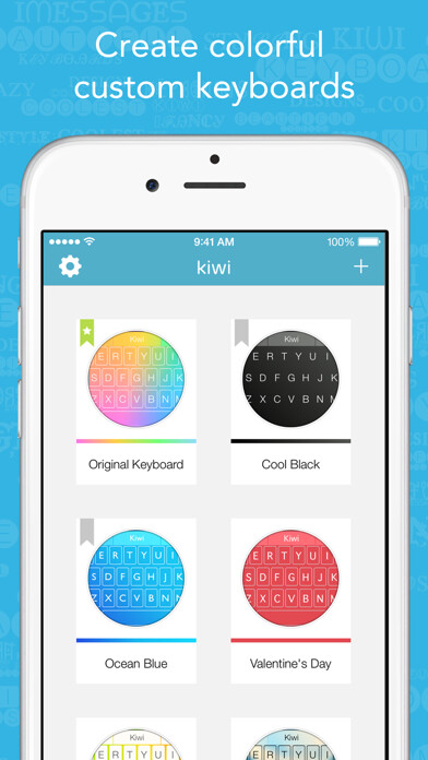 Emulate iPhone app Kiwi - Colorful, Custom Keyboard Designer with Emoji for iOS 8 using MyAndroid Emulate iPhone app Kiwi - Colorful, Custom Keyboard Designer with Emoji for iOS 8 using MyAndroid