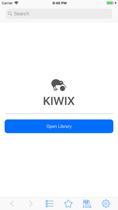 Emulate iPhone app Kiwix using MyAndroid
