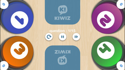 Emulate iPhone app Kiwiz : le quiz qui vous parle ! using MyAndroid