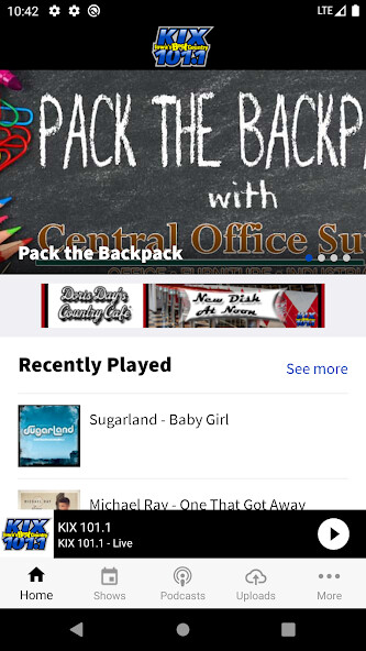Run android online APK KIX 101.1 from MyAndroid or emulate KIX 101.1 using MyAndroid