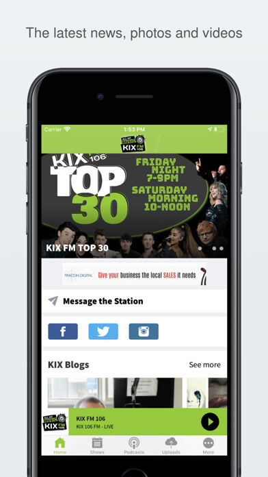 Emulate iPhone app KIX FM 106 using MyAndroid Emulate iPhone app KIX FM 106 using MyAndroid