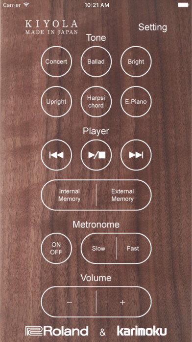 Emulate iPhone app KIYOLA Remote Control using MyAndroid Emulate iPhone app KIYOLA Remote Control using MyAndroid