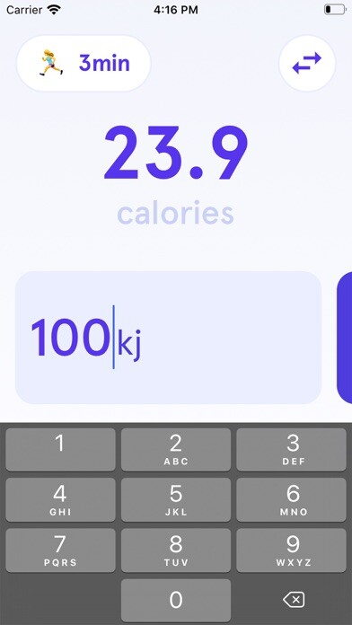 Emulate iPhone app kJ 2 Cal using MyAndroid Emulate iPhone app kJ 2 Cal using MyAndroid