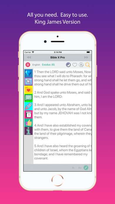 Emulate iPhone app KJV King James Bible Offline using MyAndroid Emulate iPhone app KJV King James Bible Offline using MyAndroid