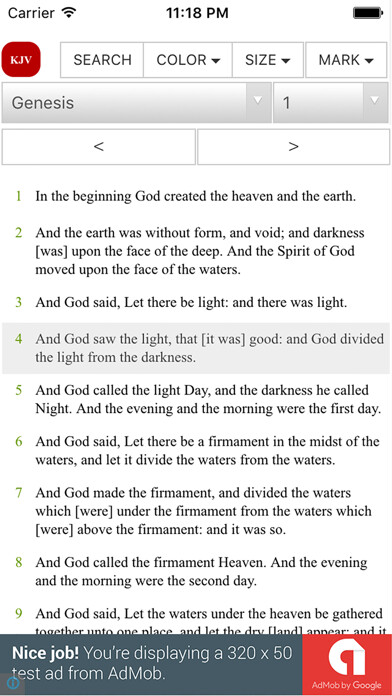 Emulate iPhone app KJV OFFLINE HOLY BIBLE using MyAndroid Emulate iPhone app KJV OFFLINE HOLY BIBLE using MyAndroid