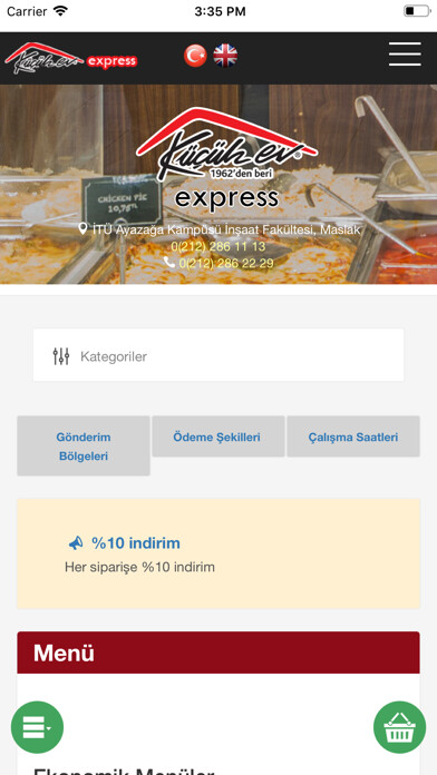 Emulate iPhone app Küçük Ev Express using MyAndroid