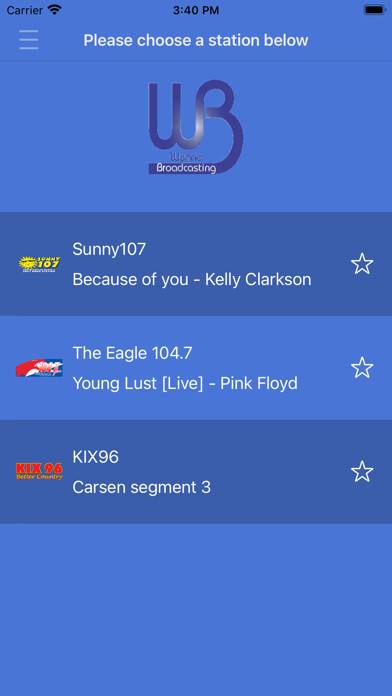 Emulate iPhone app Klamathradio using MyAndroid