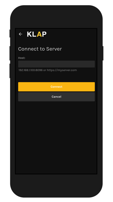 Emulate iPhone app Klap entertainment using MyAndroid