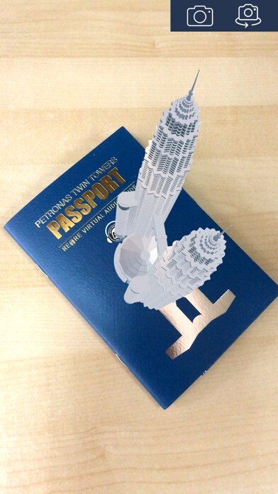 Emulate iPhone app KLCC Twin Towers Passport using MyAndroid