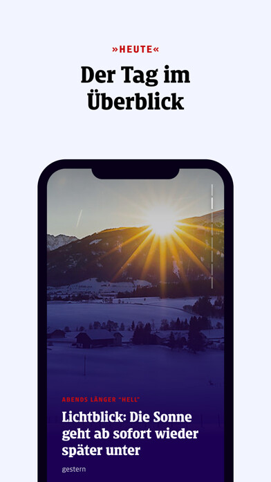 Emulate iPhone app Kleine Zeitung using MyAndroid