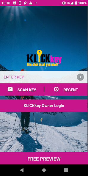 Run android online APK KLICKkey from MyAndroid or emulate KLICKkey using MyAndroid