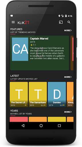 Run android online APK Klik21 Pro - Nonton Film & TV from MyAndroid or emulate Klik21 Pro - Nonton Film & TV using MyAndroid