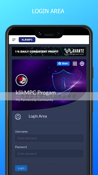 Run android online APK klikMPC from MyAndroid or emulate klikMPC using MyAndroid