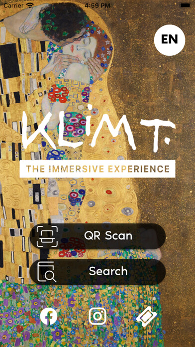 Emulate iPhone app Klimt Immersive Experience USA using MyAndroid Emulate iPhone app Klimt Immersive Experience USA using MyAndroid