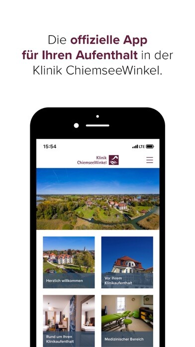 Emulate iPhone app Klinik ChiemseeWinkel Seebruck using MyAndroid