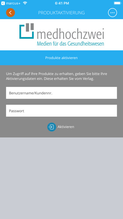 Emulate iPhone app KlinikMarktinside using MyAndroid Emulate iPhone app KlinikMarktinside using MyAndroid