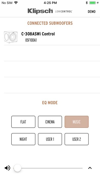 Emulate iPhone app Klipsch LowControl using MyAndroid Emulate iPhone app Klipsch LowControl using MyAndroid