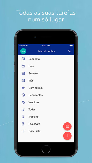 Emulate iPhone app Klist - Gerenciador de tarefas using MyAndroid Emulate iPhone app Klist - Gerenciador de tarefas using MyAndroid