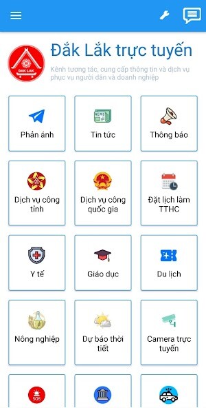 Run android online APK Đắk Lắk Trực Tuyến from MyAndroid or emulate Đắk Lắk Trực Tuyến using MyAndroid
