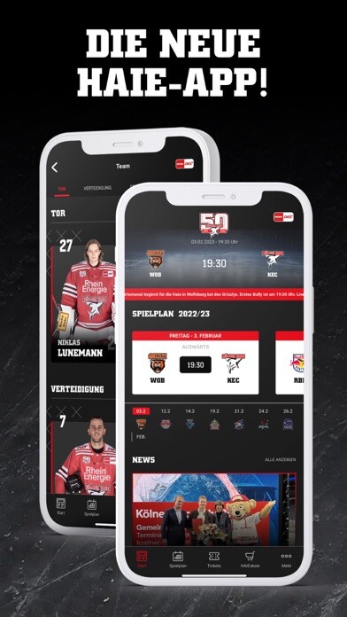 Emulate iPhone app Kölner Haie using MyAndroid Emulate iPhone app Kölner Haie using MyAndroid