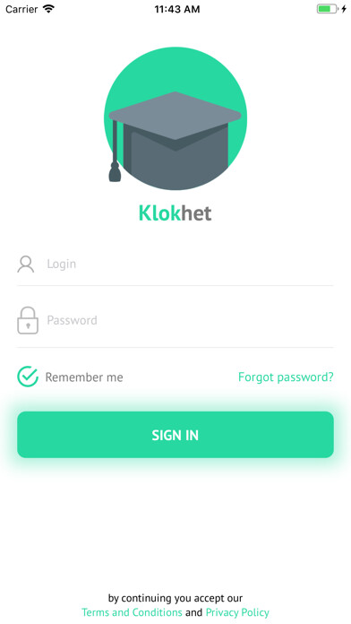 Emulate iPhone app Klokhet using MyAndroid Emulate iPhone app Klokhet using MyAndroid