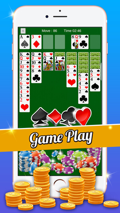 Emulate iPhone app Klondike Solitaire - Classic Card Game using MyAndroid