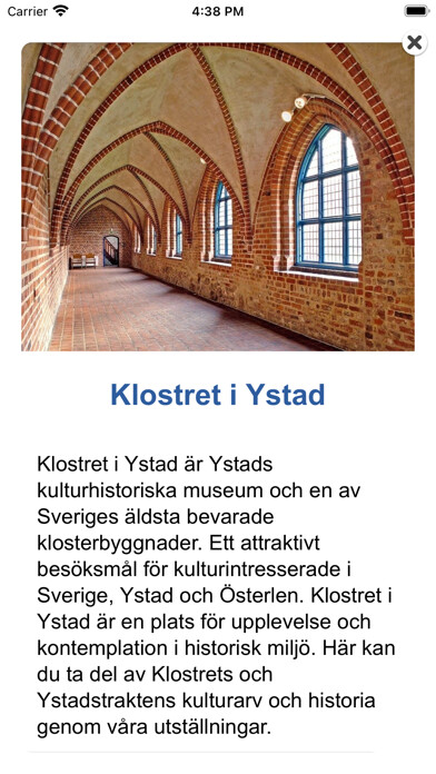 Emulate iPhone app Klostret i Ystad Guide using MyAndroid Emulate iPhone app Klostret i Ystad Guide using MyAndroid