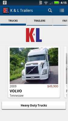 Emulate Android APK K  L Trailer Sales  Leasing