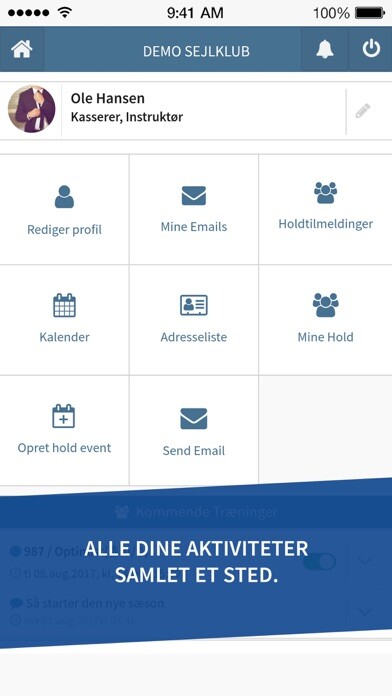 Emulate iPhone app Klubmodul using MyAndroid