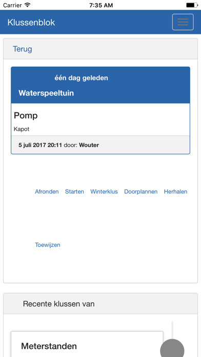 Emulate iPhone app Klussenblok using MyAndroid Emulate iPhone app Klussenblok using MyAndroid