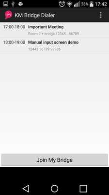 Emulate Android APK KM Bridge Dialer Emulate Android APK KM Bridge Dialer