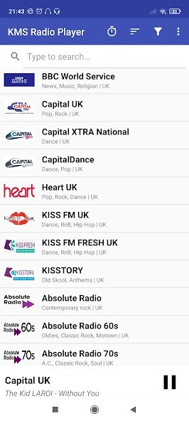 Run android online APK KMS Radio Player from MyAndroid or emulate KMS Radio Player using MyAndroid Run android online APK KMS Radio Player from MyAndroid or emulate KMS Radio Player using MyAndroid
