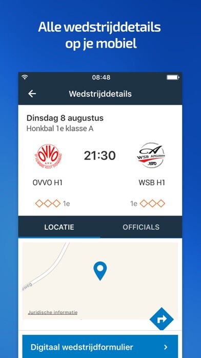 Emulate iPhone app KNBSB Competitie using MyAndroid Emulate iPhone app KNBSB Competitie using MyAndroid