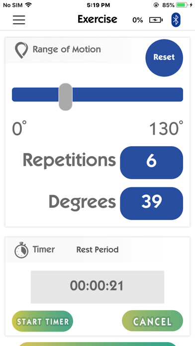 Emulate iPhone app KneeGlider using MyAndroid