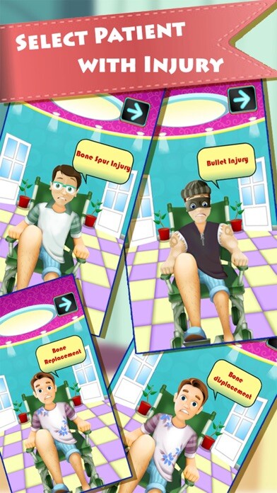 Emulate iPhone app Knee Surgery Simulator - Kids First Aid Helper Game using MyAndroid Emulate iPhone app Knee Surgery Simulator - Kids First Aid Helper Game using MyAndroid