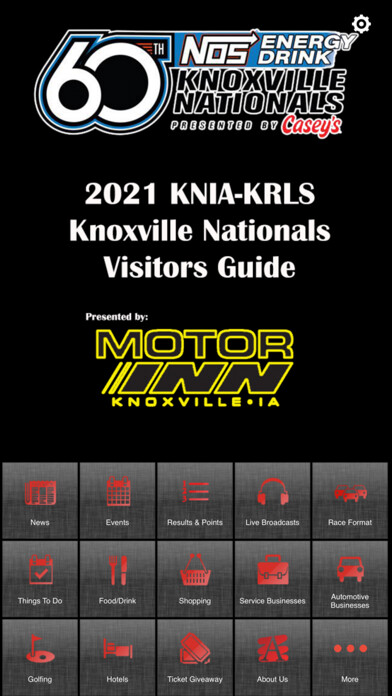Emulate iPhone app KNIAKRLS Knoxville Nationals using MyAndroid