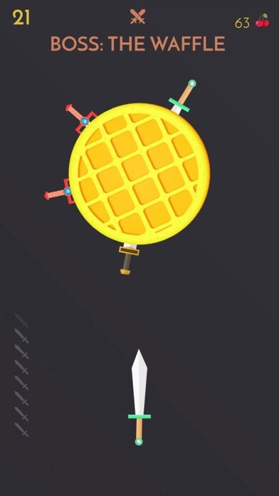 Emulate iPhone app Knife Hit Games Challenge using MyAndroid