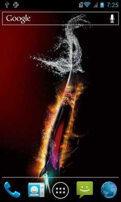 Emulate Android APK Knife in fire and water LWP Emulate Android APK Knife in fire and water LWP