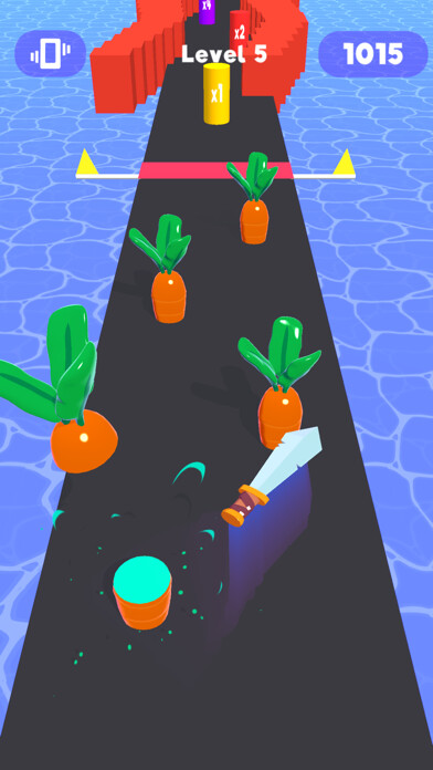 Emulate iPhone app Knife Rotate using MyAndroid
