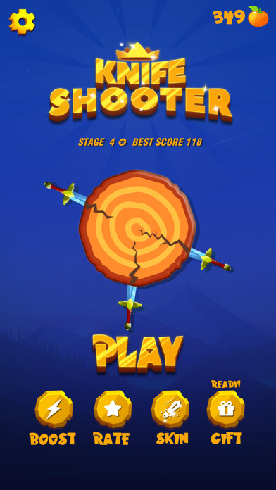 Emulate iPhone app Knife Shooter: Hit Challenge using MyAndroid Emulate iPhone app Knife Shooter: Hit Challenge using MyAndroid