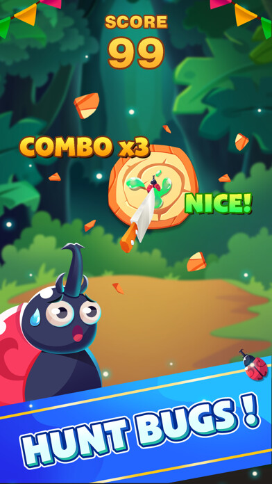 Emulate iPhone app Knife Toss - Bug Hunt using MyAndroid Emulate iPhone app Knife Toss - Bug Hunt using MyAndroid