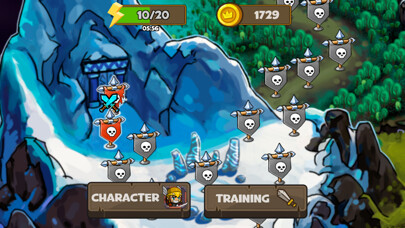 Emulate iPhone app Knights And Monsters: Epic RPG using MyAndroid