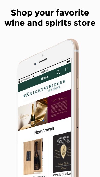 Emulate iPhone app Knightsbridge Wine Shoppe using MyAndroid Emulate iPhone app Knightsbridge Wine Shoppe using MyAndroid