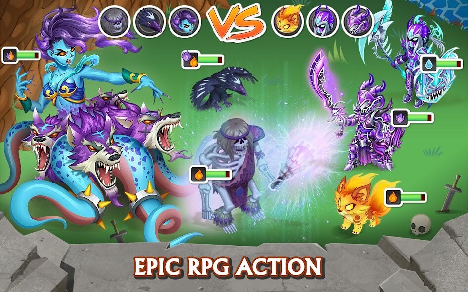 Run android online APK Knights  Dragons Action RPG from MyAndroid or emulate Knights  Dragons Action RPG using MyAndroid
