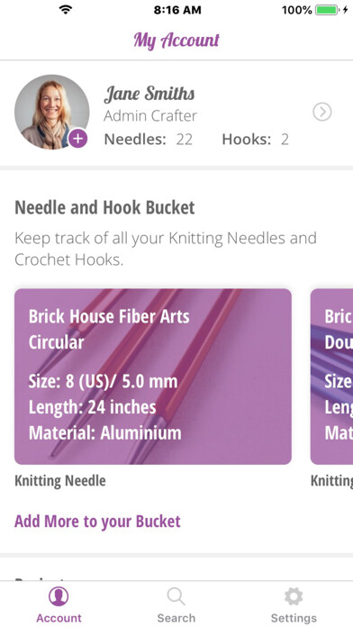 Emulate iPhone app Knit Bucket using MyAndroid Emulate iPhone app Knit Bucket using MyAndroid