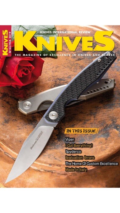 Emulate iPhone app KNIVES INTERNATIONAL REVIEW using MyAndroid