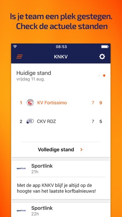 Emulate iPhone app KNKV Wedstrijdzaken using MyAndroid Emulate iPhone app KNKV Wedstrijdzaken using MyAndroid