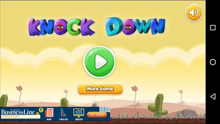 Emulate Android APK Knock Down -Monster