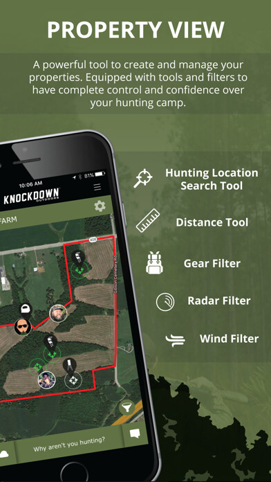 Emulate iPhone app Knockdown Outdoors Hunting App using MyAndroid